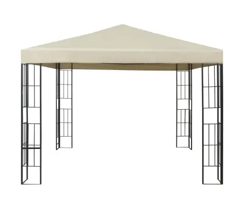 Varjualune, Led-Nöörvalgustitega, 3 X 3 M, Kreemjas