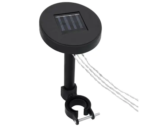 Dārza Nojume Ar Led Lampiņu Virtenēm, 3X3 M, Pelēkbrūna Vidaxl