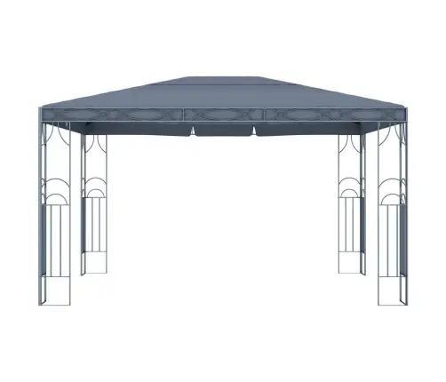 Pavėsinė Su Lemputėmis Led, Antracito, 400X300 Cm