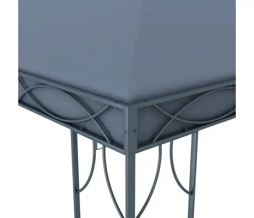 Pavėsinė Su Lemputėmis Led, Antracito, 400X300 Cm