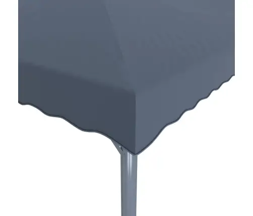 Varikatus, Led-Nöörvalgustid, 300X300 cm Antratsiit Alumiinium