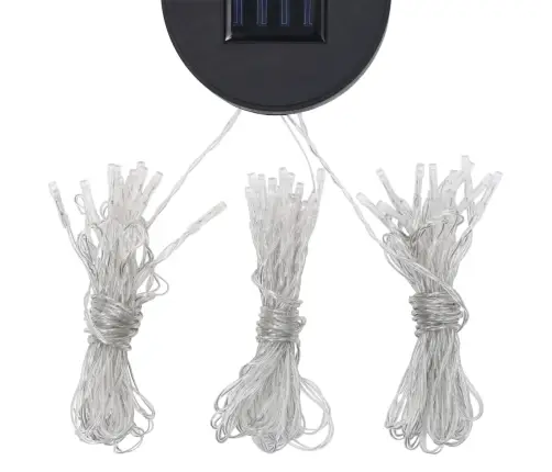 Varikatus, Led-Nöörvalgustid, 300X300 cm Antratsiit Alumiinium