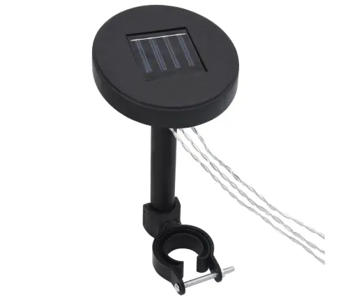 Pavėsinė Su Lemputėmis Ir Užuolaidomis Led, Antracito, 4X3M