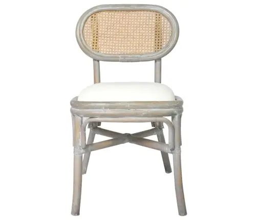 Valgomojo Kėdės, 6Vnt., Pilkos Spalvos, Linas