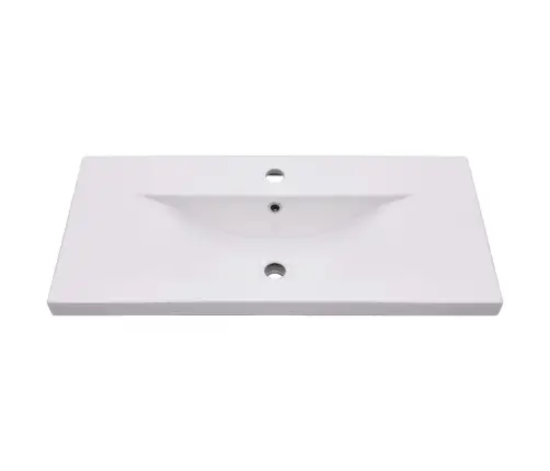 Valamukapp Sisseehitatud Valamuga, Must, Tehispuit