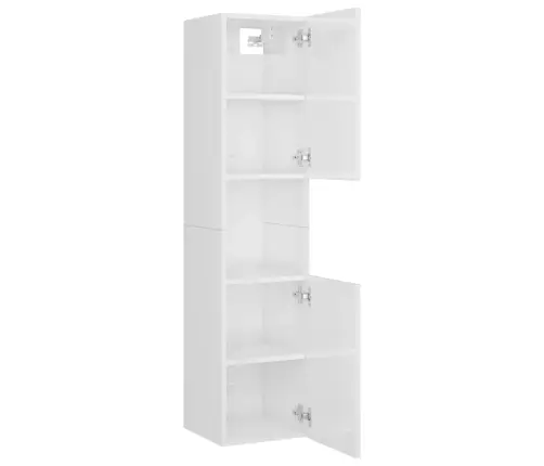 Vannasistabas Mēbeļu Komplekts, Balts, Inženierijas Koks Vidaxl