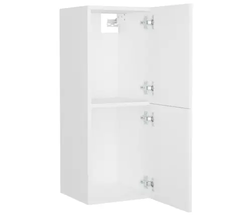 Vannasistabas Mēbeļu Komplekts, Balts, Skaidu Plāksne Vidaxl