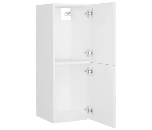 Vannasistabas Mēbeļu Komplekts, Balts, Inženierijas Koks Vidaxl