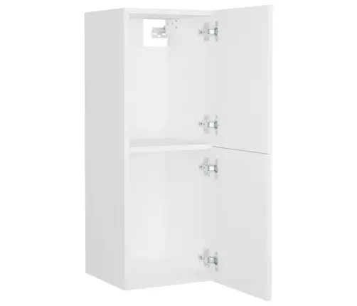 Vannasistabas Mēbeļu Komplekts, Balts, Inženierijas Koks Vidaxl