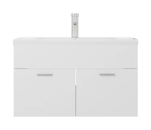 Valamukapp Sisseehitatud Valamuga, Valge, Tehispuit