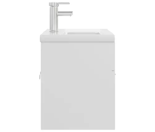 Valamukapp Sisseehitatud Valamuga, Valge, Tehispuit