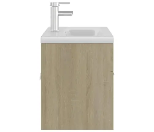 Praustuvo Spintelė Su Praustuvu, Ąžuolo, Apdirbta Mediena Praustuvo Spintelė Su Praustuvu, Ąžuolo, Apdirbta Mediena