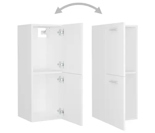 Vannasistabas Mēbeļu Komplekts, Balts, Inženierijas Koks Vidaxl