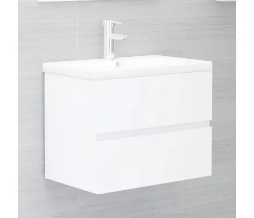 Vannasistabas Mēbeļu Komplekts, Balts, Inženierijas Koks Vidaxl