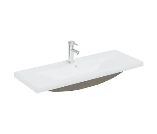 Valamukapp Sisseehitatud Valamuga, Valge, Tehispuit