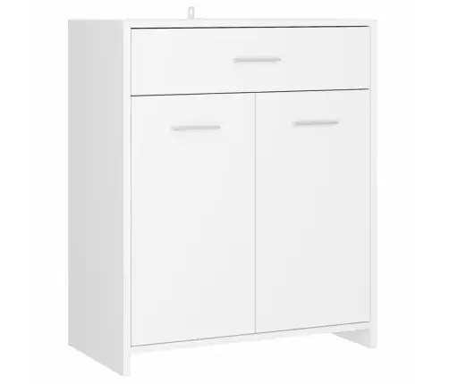 4-Osaline Vannitoamööbli Komplekt, Valge 4-Osaline Vannitoamööbli Komplekt, Valge