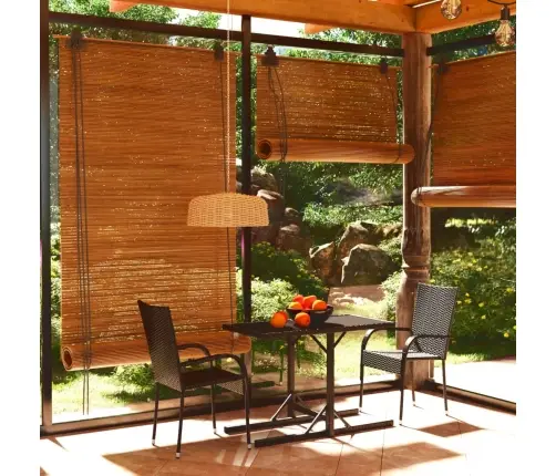 3-Daļīgs Dārza Mēbeļu Komplekts, Melns Vidaxl