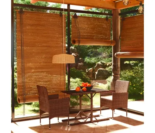 3-Daļīgs Dārza Mēbeļu Komplekts, Brūns Vidaxl