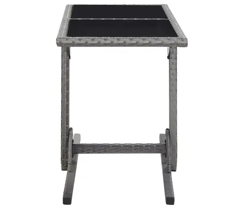 3-Daļīgs Dārza Mēbeļu Komplekts, Pelēks Vidaxl