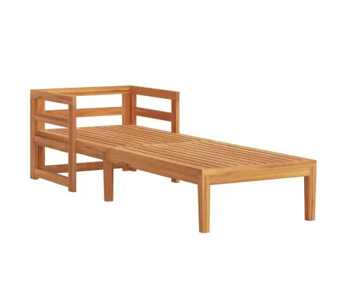 Sauļošanās Zvilnis Ar Krēmbaltiem Matračiem, Akācijas Masīvkoks Vidaxl