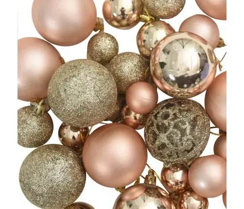 Eglutės Žaisliukų Rinkinys Su Viršūne Ir 300 Led, 120 Dalių