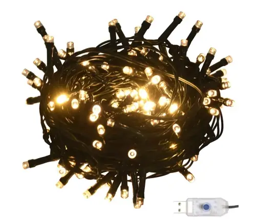 Eglutės Žaisliukų Rinkinys Su Viršūne Ir 300 Led, 120 Dalių