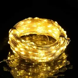 Led Lampiņu Virtene Ar 150 Led, Silti Balta, 15 M Vidaxl
