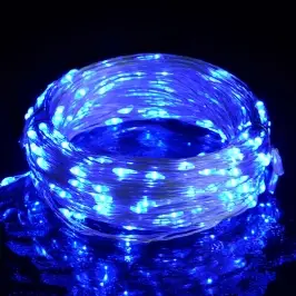 Led Lampiņu Virtene Ar 300 Led, Zila 30 M Vidaxl