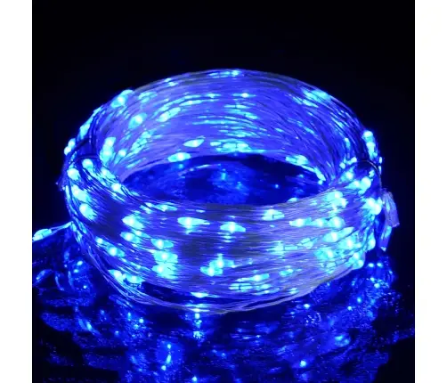 Led Lampiņu Virtene Ar 300 Led, Zila 30 M Vidaxl
