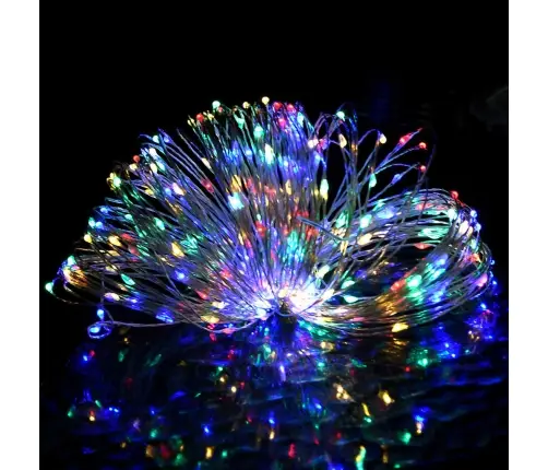 Led Lampiņu Virtene Ar 150 Led, Daudzkrāsaina, 15 M Vidaxl