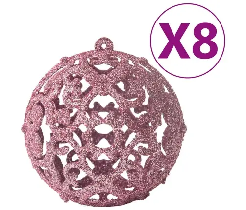 Ziemassvētku Bumbas, 100 Gab., Rozā Vidaxl Ziemassvētku Bumbas, 100 Gab., Rozā Vidaxl