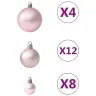 Ziemassvētku Bumbas, 100 Gab., Rozā Vidaxl Ziemassvētku Bumbas, 100 Gab., Rozā Vidaxl