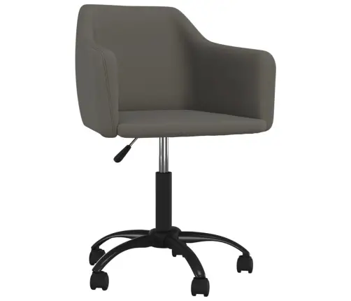 Pööratavad Söögitoolid 2 Tk, Tumehall, Samet