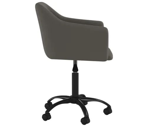 Pööratavad Söögitoolid 2 Tk, Tumehall, Samet