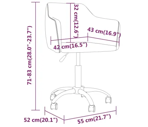 Pööratavad Söögitoolid 2 Tk, Tumehall, Samet