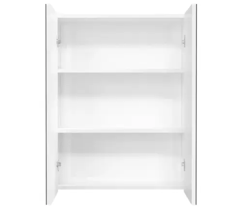 Vannasistabas Skapītis Ar Spoguli, 60X15X75 Cm, Balts, Mdf Vidaxl