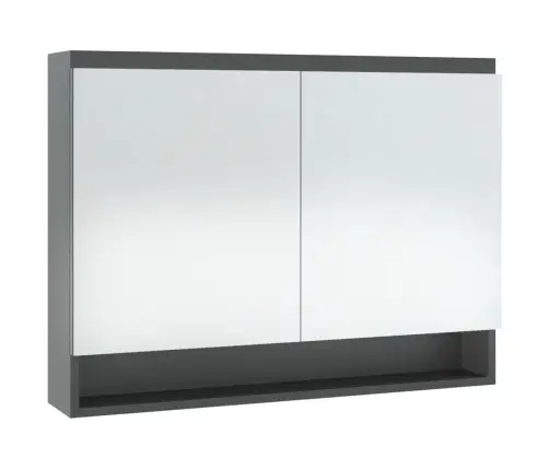 Vannitoa Peegelkapp, 80 X 15 X 60 cm Mdf, Hall