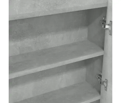 Vannitoa Peegelkapp, 80 X 15 X 60 cm Mdf, Betoonhall