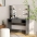 Kosmētikas Galds Ar Led Gaismām, 100X40X135 Cm, Mdf, Pelēks Vidaxl