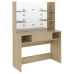 Meigilaud Led-Tuledega, 100X40X135 cm Mdf-Plaat, Tamm