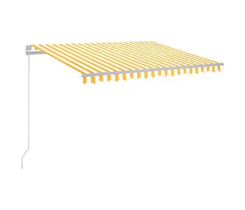 Rankiniu Būdu Ištraukiama Markizė, Geltona Ir Balta, 300X250Cm