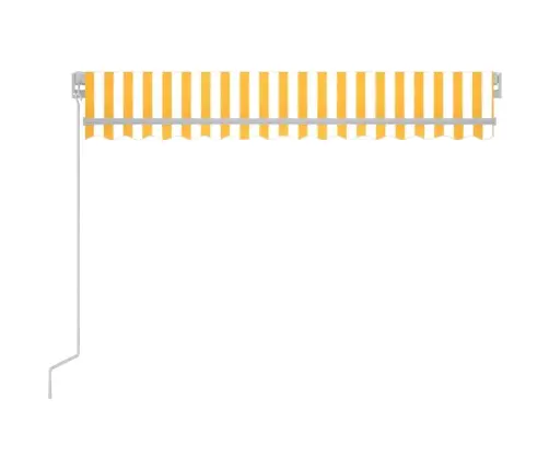 Rankiniu Būdu Ištraukiama Markizė, Geltona Ir Balta, 300X250Cm