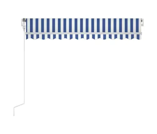 Automatinė Ištraukiama Markizė, Mėlyna Ir Balta, 300X250Cm