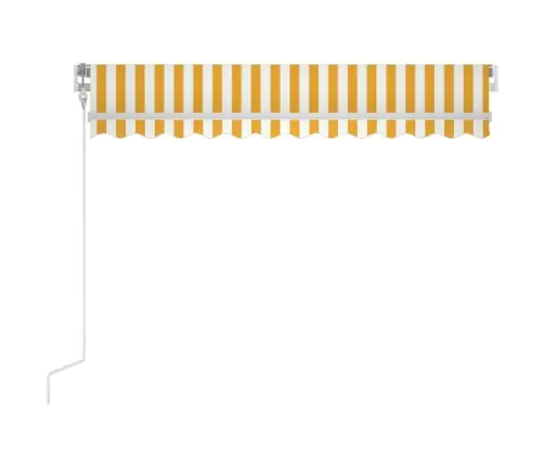 Automatinė Ištraukiama Markizė, Geltona Ir Balta, 300X250Cm