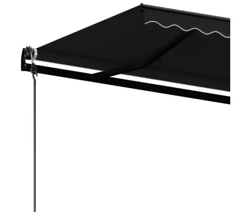 Izvelkama Markīze, 400X350 Cm, Automātiska, Antracītpelēka Vidaxl