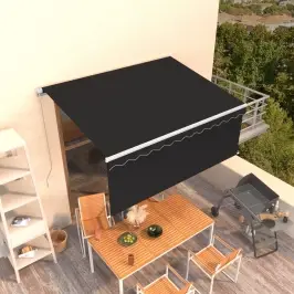 Izvelkama Markīze Ar Žalūziju, 3X2,5 M, Manuāla, Antracītpelēka Vidaxl Izvelkama Markīze Ar Žalūziju, 3X2,5 M, Manuāla, Antracītpelēka Vidaxl