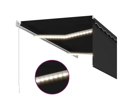 Rankiniu Būdu Ištraukiama Markizė, Antracito, 3X2,5M