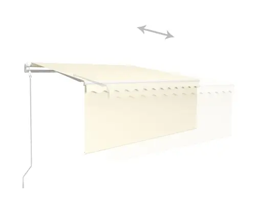 Automatiniu Būdu Ištraukiama Markizė, Kreminė, 3X2,5M