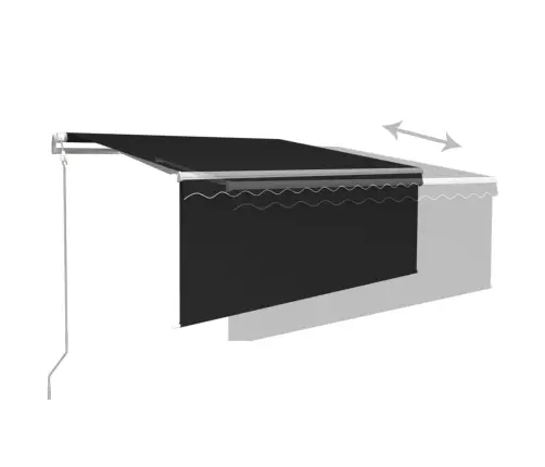 Automatiniu Būdu Ištraukiama Markizė, Antracito, 3,5X2,5M
