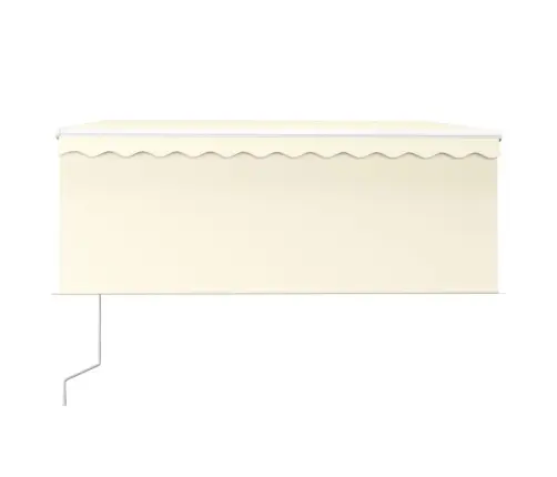 Markīze Ar Žalūziju, Led, Vēja Sensoru, 3,5X2,5 M, Bēša   Vidaxl